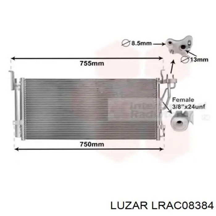 LRAC08384 Luzar condensador aire acondicionado