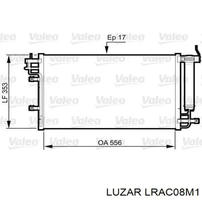 LRAC08M1 Luzar condensador aire acondicionado