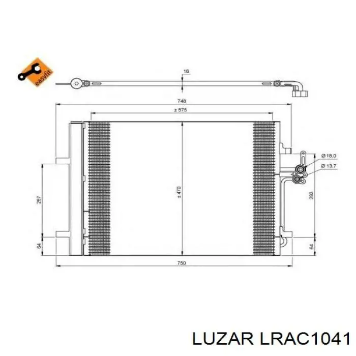 LRAC1041 Luzar condensador aire acondicionado