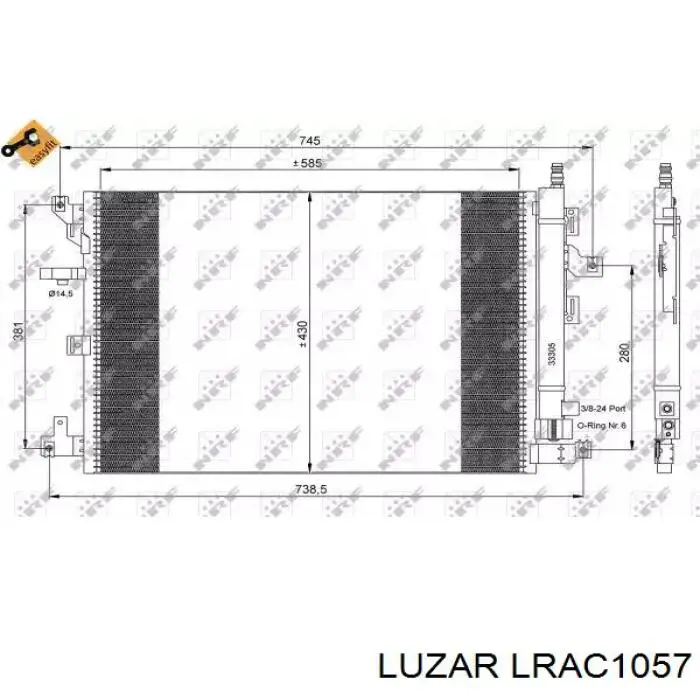 LRAC 1057 Luzar condensador aire acondicionado