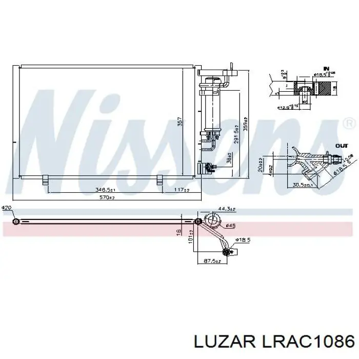 LRAC1086 Luzar condensador aire acondicionado