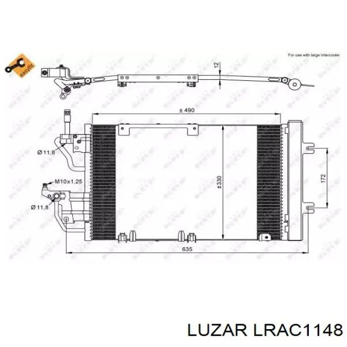 LRAC1148 Luzar condensador aire acondicionado