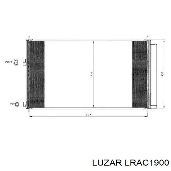 LRAC1900 Luzar condensador aire acondicionado
