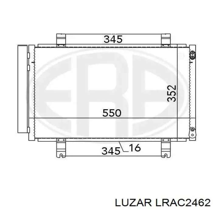 LRAC 2462 Luzar condensador aire acondicionado