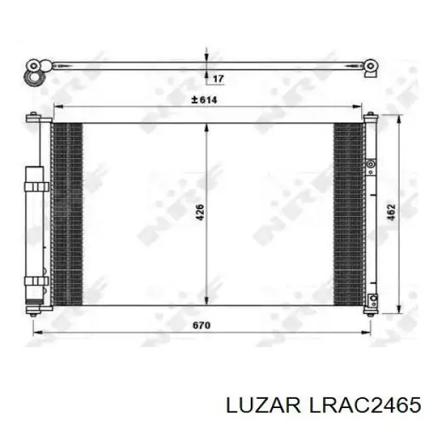 LRAC2465 Luzar condensador aire acondicionado