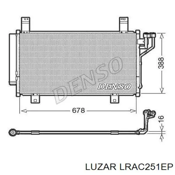 LRAC 251EP Luzar condensador aire acondicionado