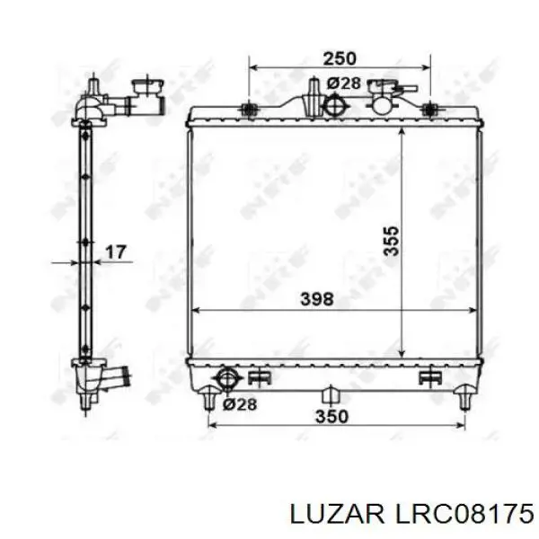 LRc08175 Luzar radiador