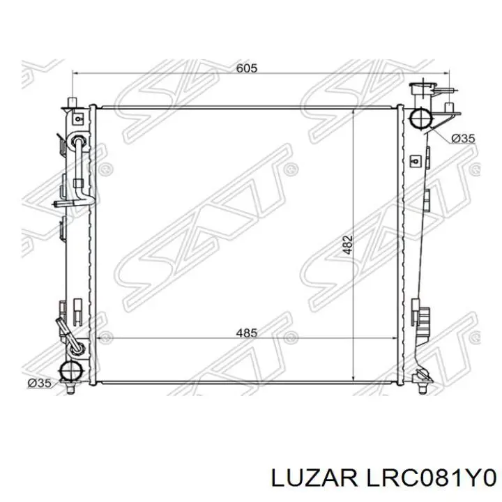 82002282 VAN Wezel Refrigeración del motor