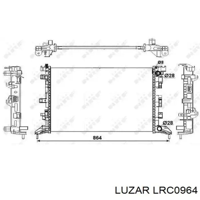 Radiador refrigeración del motor Renault Espace 4 JK0