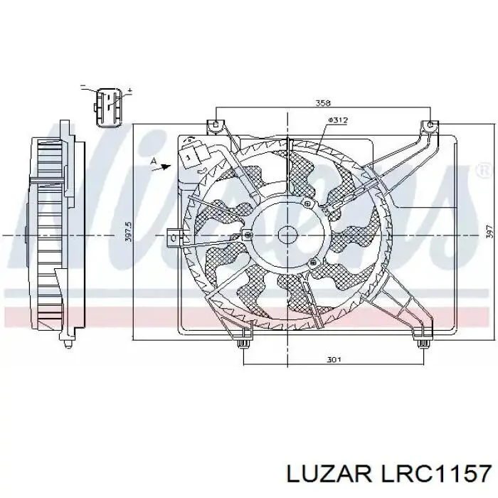 Água radiador Luzar LRC1157 precio, desde 90,08 EUR