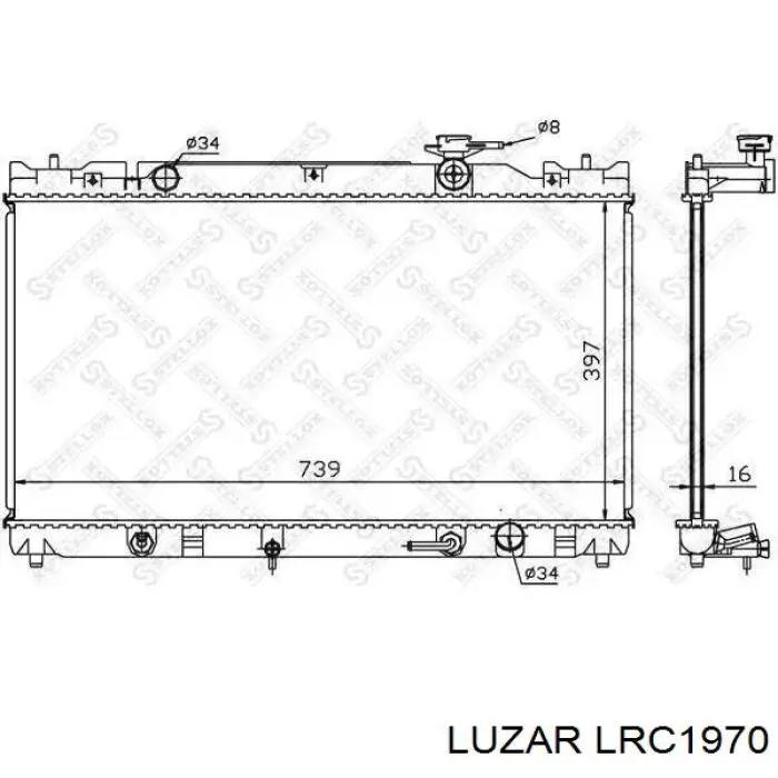 LRc1970 Luzar radiador