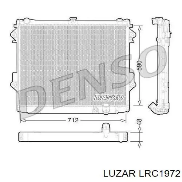 701226 VALEO radiador refrigeración del motor