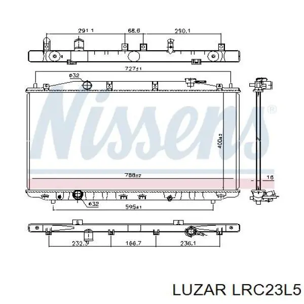 LRc23L5 Luzar radiador