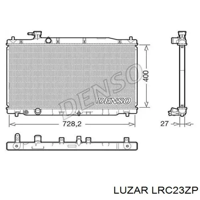 LRc23ZP Luzar radiador