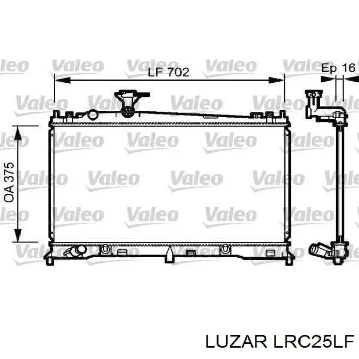 LRc25LF Luzar radiador