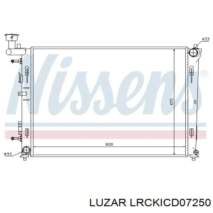 LRcKICd07250 Luzar radiador
