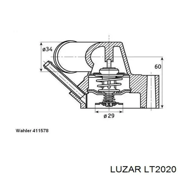 LT2020 Luzar termostato