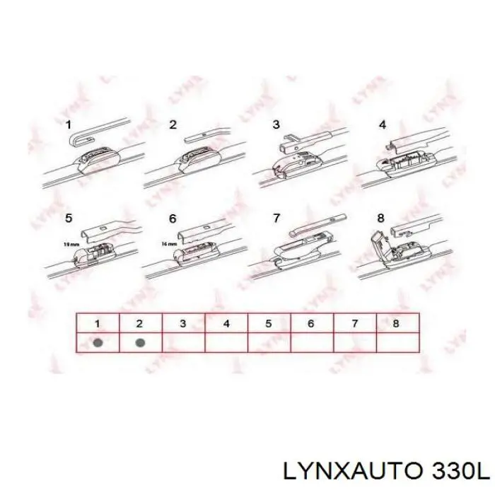 Limpiaparabrisas de luna trasera Jeep Cherokee 2 XJ