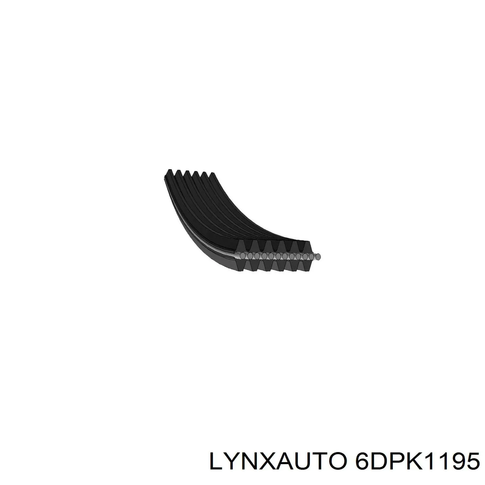 6DPK1195 Lynxauto correa trapezoidal