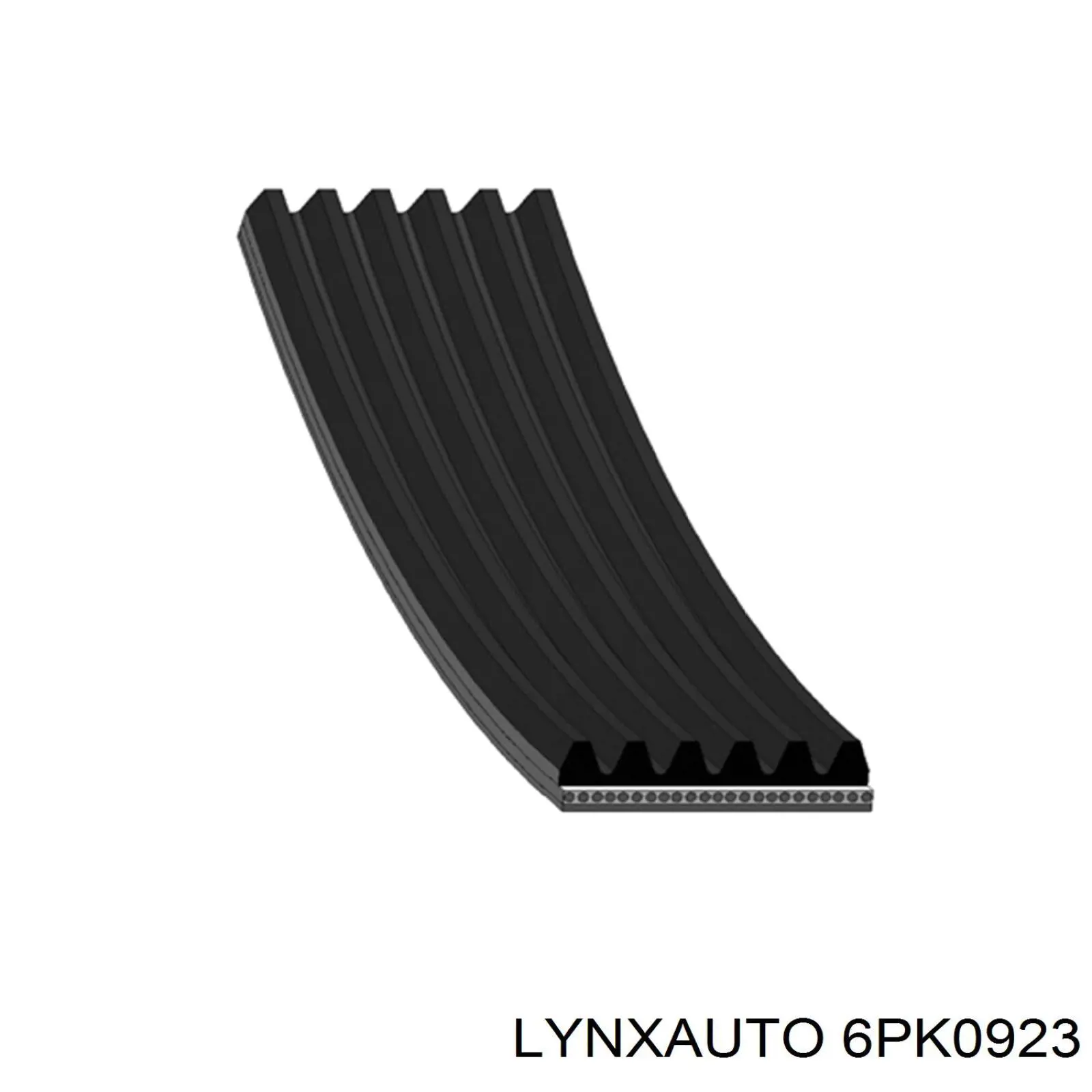 6PK0923 Lynxauto correa trapezoidal