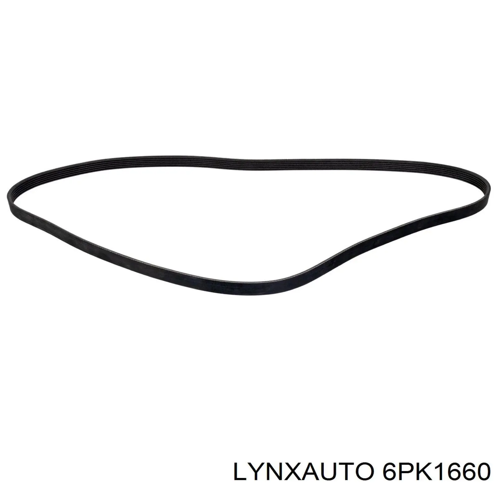 6PK1660 Lynxauto correa trapezoidal