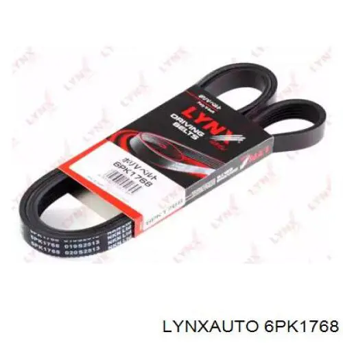 6PK1768 Lynxauto correa trapezoidal