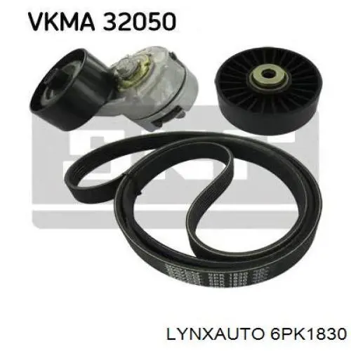 6PK1830 Lynxauto correa trapezoidal