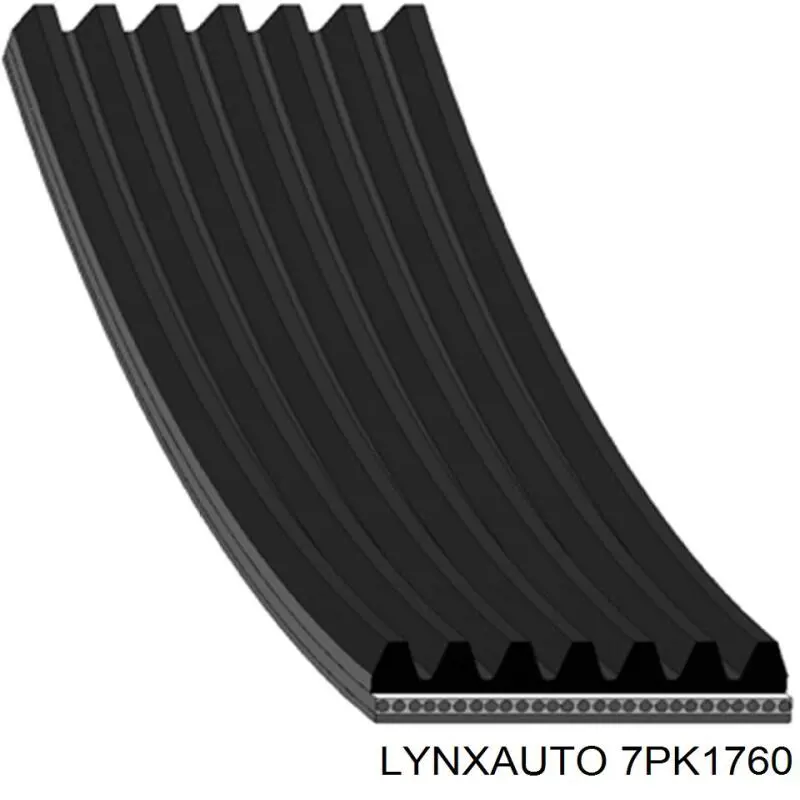 7PK1760 Lynxauto correa trapezoidal