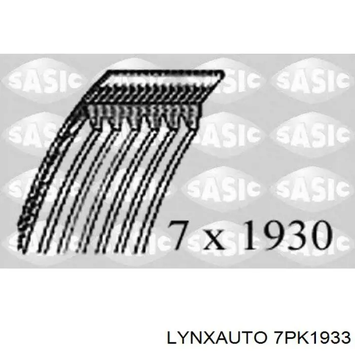 7PK1933 Lynxauto correa trapezoidal