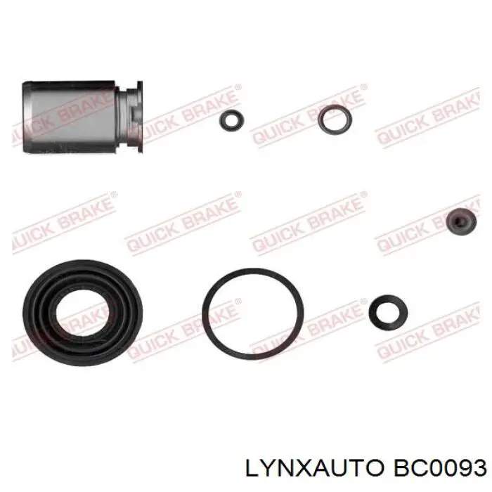 Juego de reparación, pinza de freno trasero Toyota Auris E15