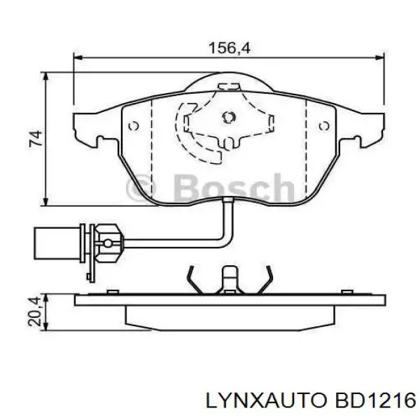 Pastillas de freno delanteras Audi A6 4F2