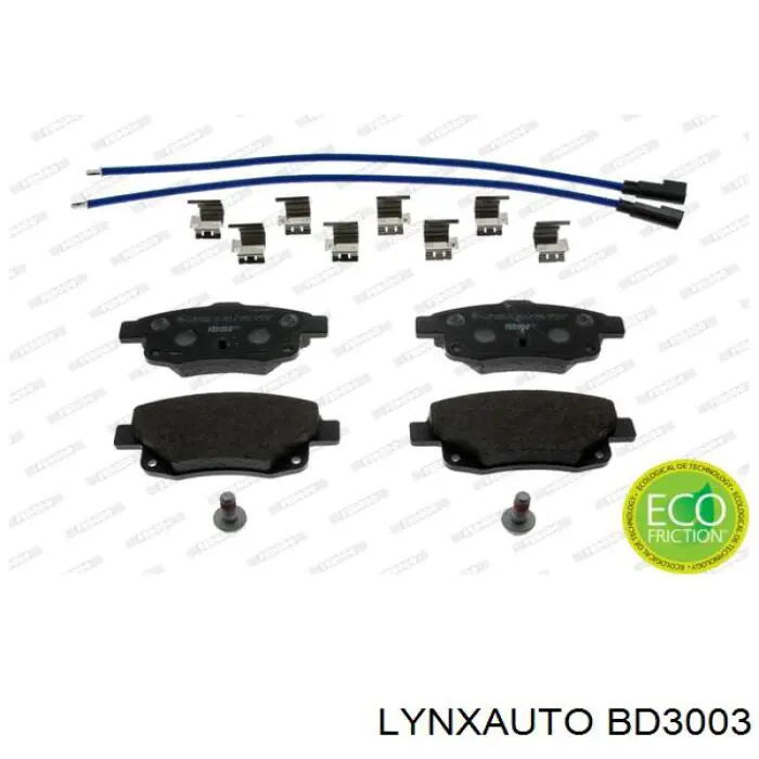 BD3003 Lynxauto pastillas de freno traseras