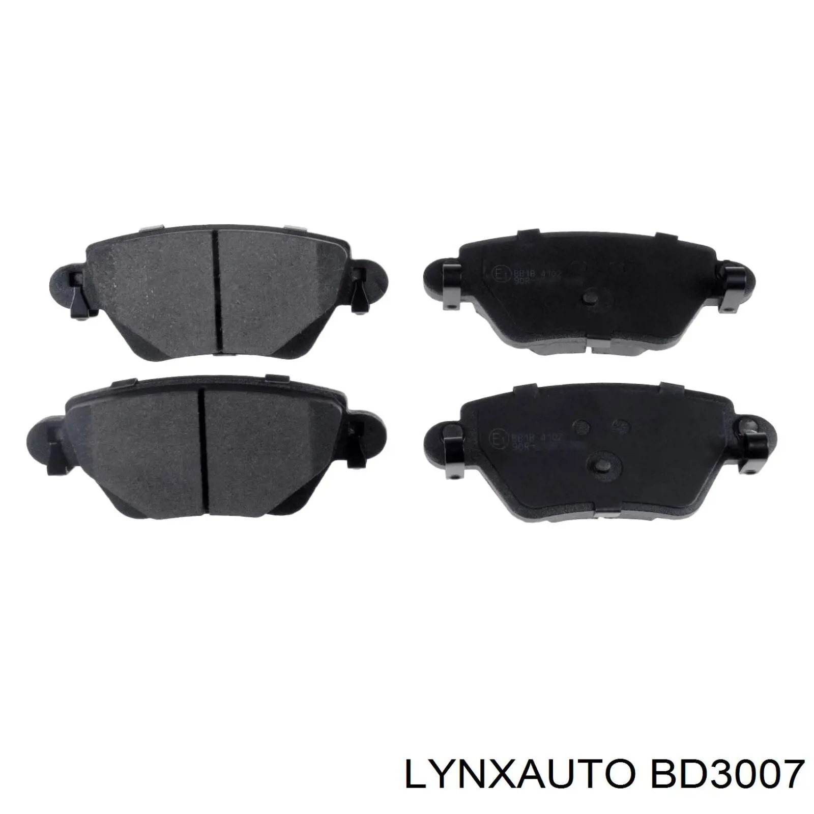 BD3007 Lynxauto pastillas de freno traseras