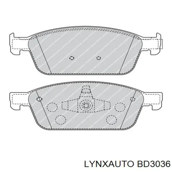 Pastillas de freno delanteras Ford Focus 3 CB8