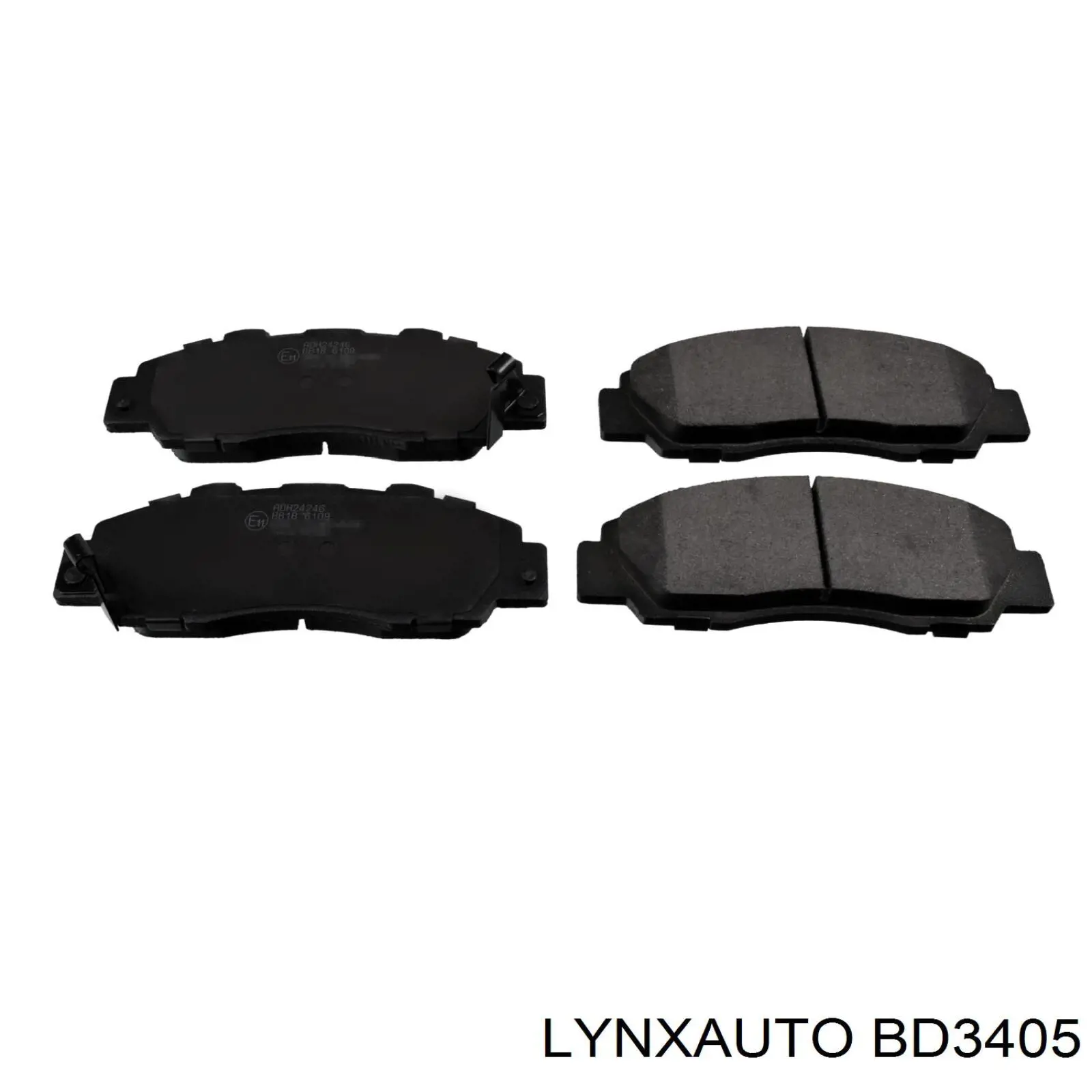 BD3405 Lynxauto pastillas de freno delanteras