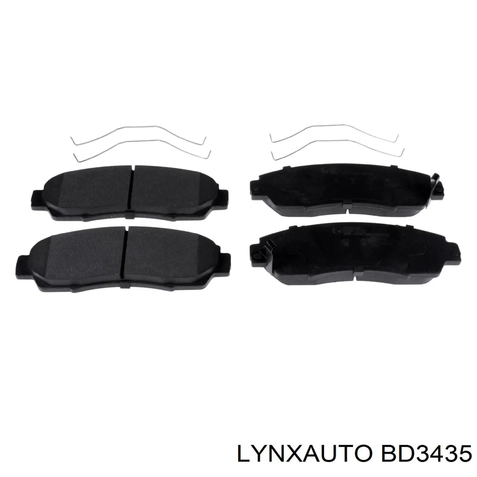 BD3435 Lynxauto pastillas de freno delanteras