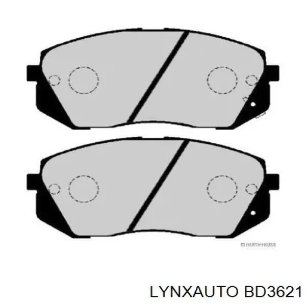 BD3621 Lynxauto pastillas de freno delanteras