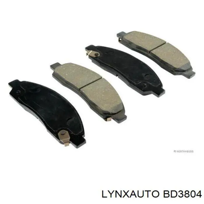 BD3804 Lynxauto pastillas de freno delanteras