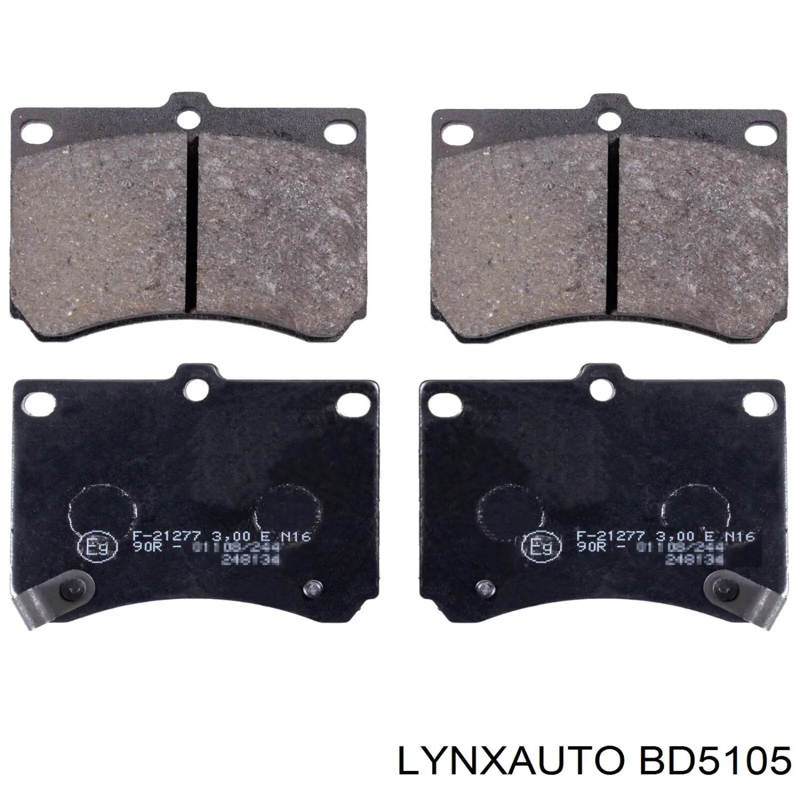 Pastillas de freno delanteras Mazda 323 BA