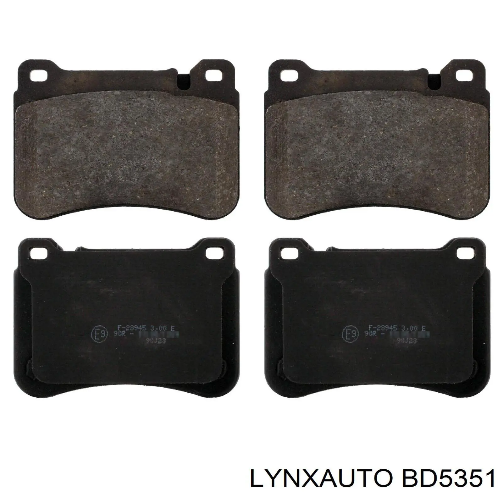 BD5351 Lynxauto pastillas de freno delanteras