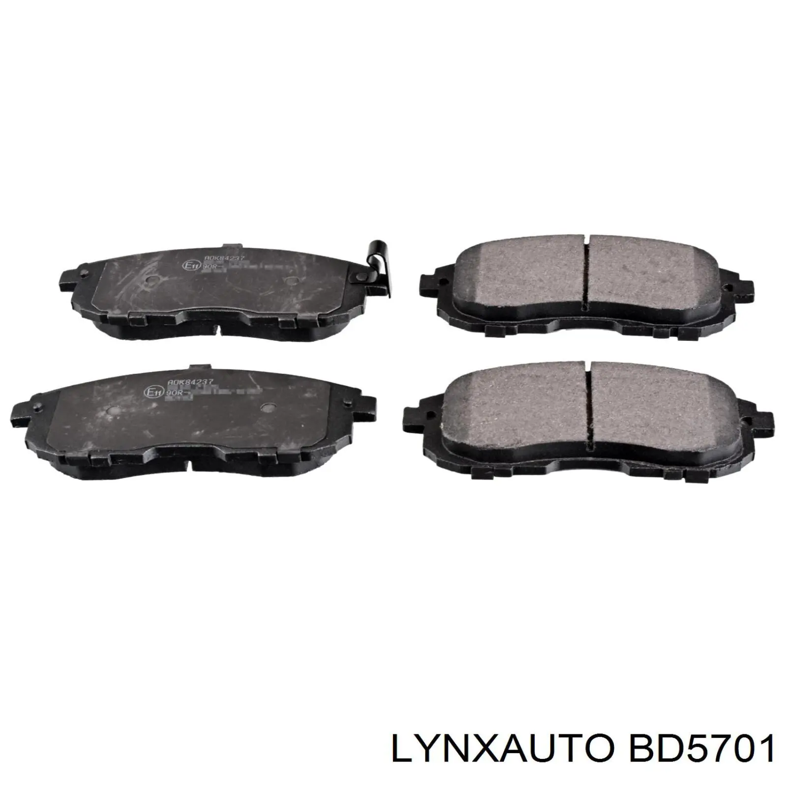 BD5701 Lynxauto pastillas de freno delanteras