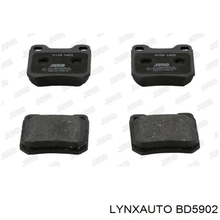 BD5902 Lynxauto pastillas de freno traseras