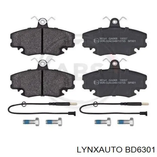 BD6301 Lynxauto pastillas de freno delanteras