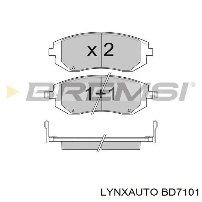 Pastillas de freno delanteras Subaru Impreza 3 GH
