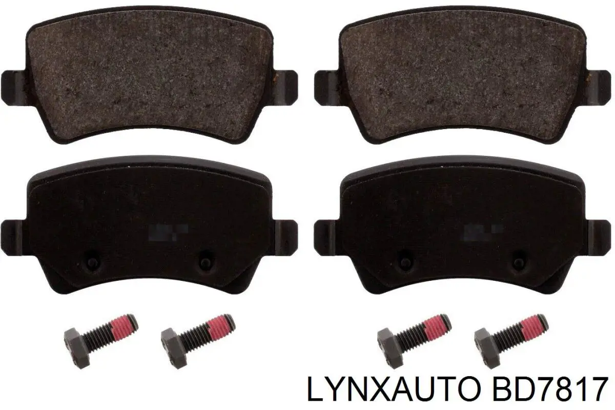 BD7817 Lynxauto pastillas de freno traseras