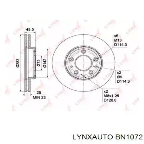 Freno de disco delantero Mazda 6 GY