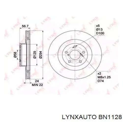 Freno de disco delantero Subaru Impreza 1 GC