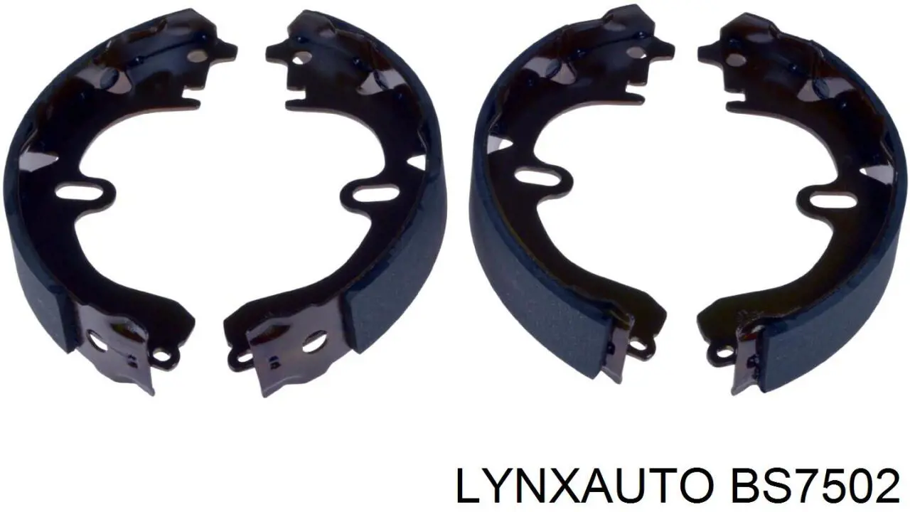 BS7502 Lynxauto zapatas de frenos de tambor traseras