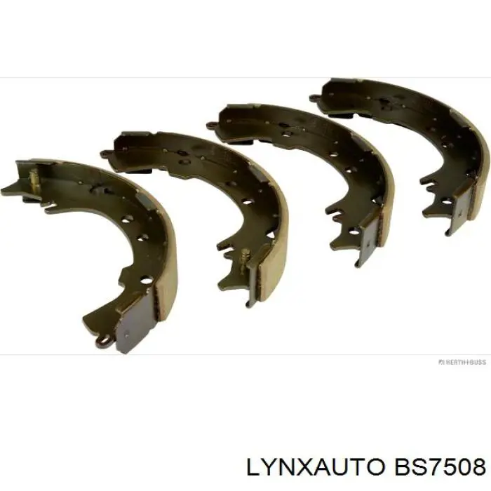 BS7508 Lynxauto zapatas de frenos de tambor traseras