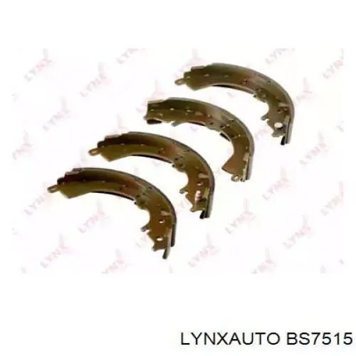 BS7515 Lynxauto zapatas de frenos de tambor traseras